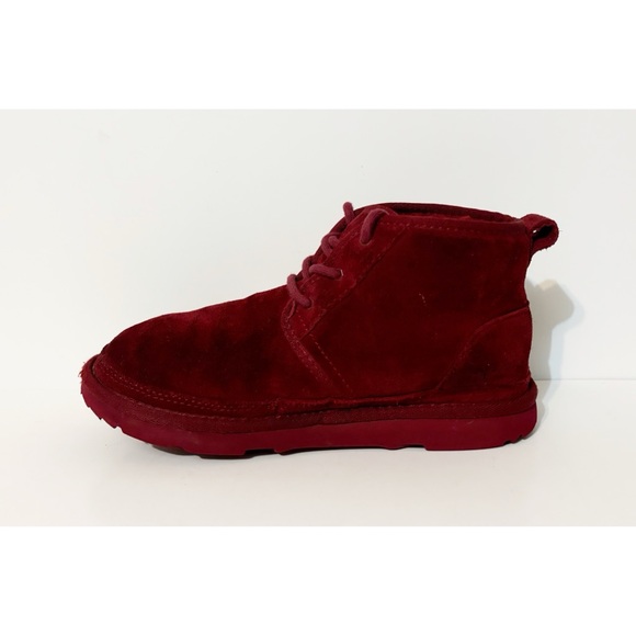 UGG Neumel Chopd Kids Size 5, Red/Burgundy - Picture 5 of 11
